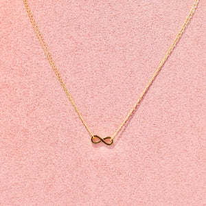 Collar Acero Inoxidable Infinito Doble Cadena