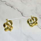 Arracadas Acero Inoxidable Eslabón Chunky