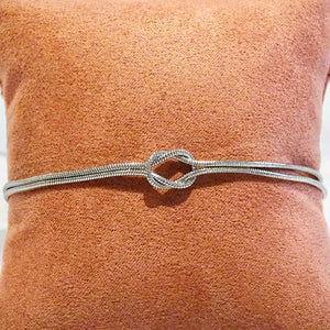Pulsera Acero Inoxidable Nudo