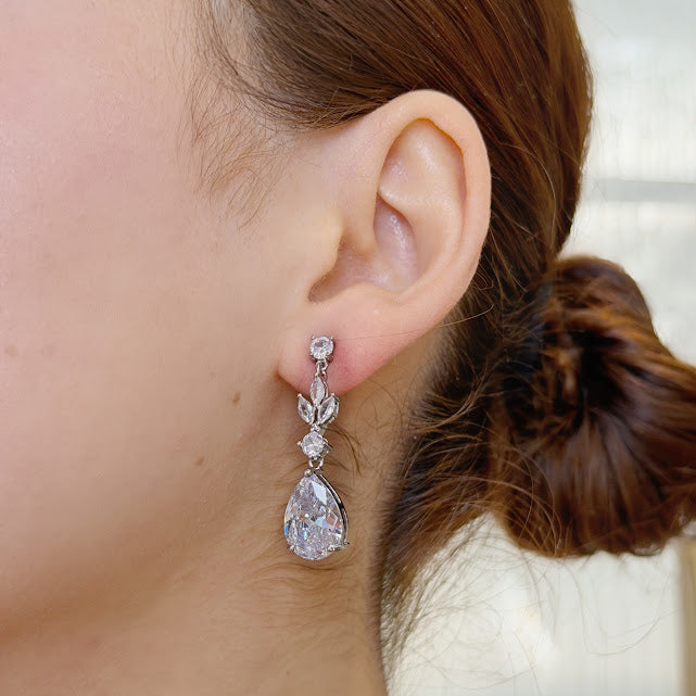 Aretes Abigail Plateados