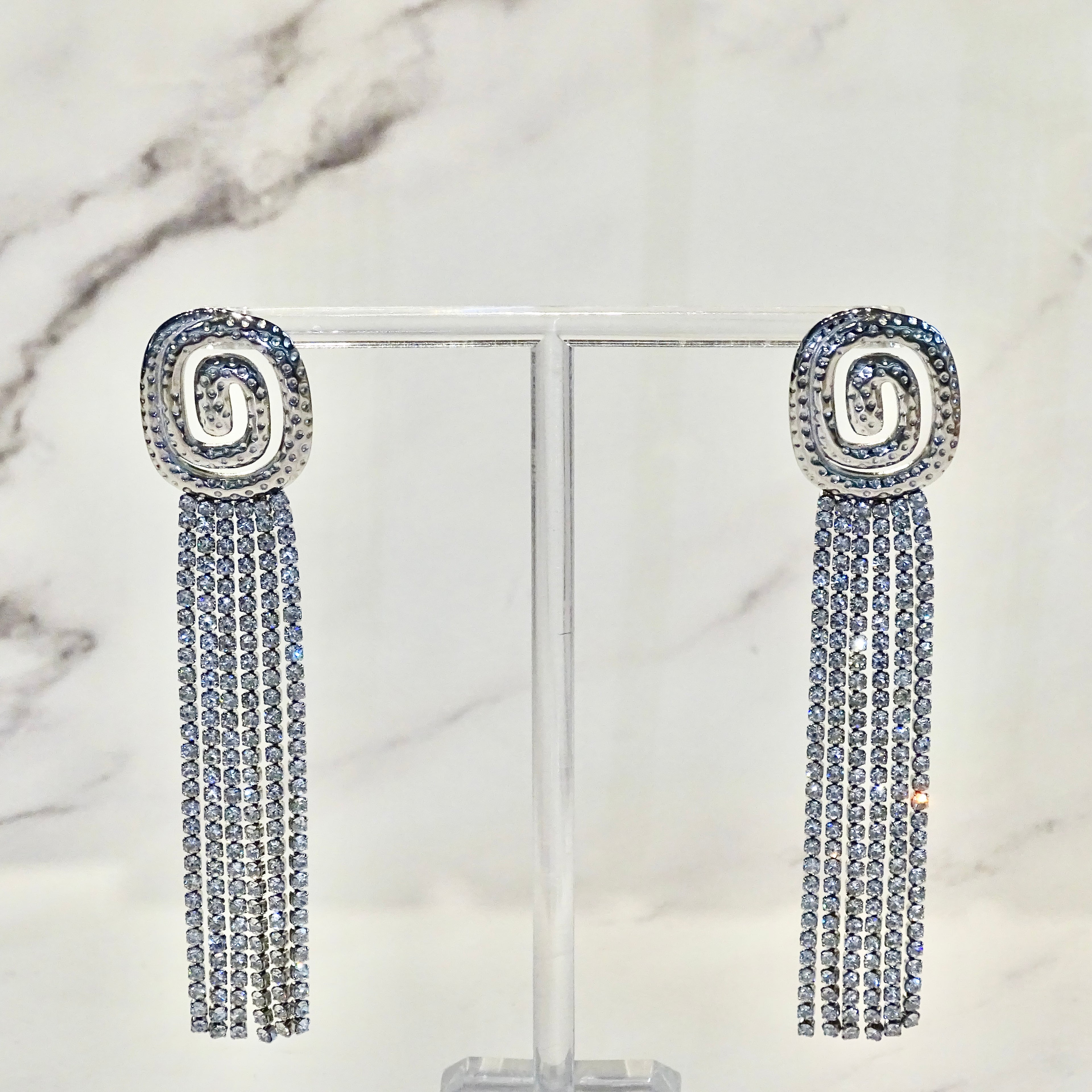 Aretes Acero Inoxidable Cascada