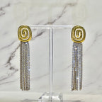 Aretes Acero Inoxidable Cascada