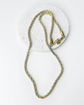 Collar Acero Inoxidable Torsal Bicolor