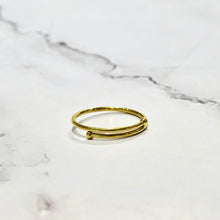 Cargar imagen en el visor de la galería, Anillo Acero Inoxidable Skinny con Doble Bolita