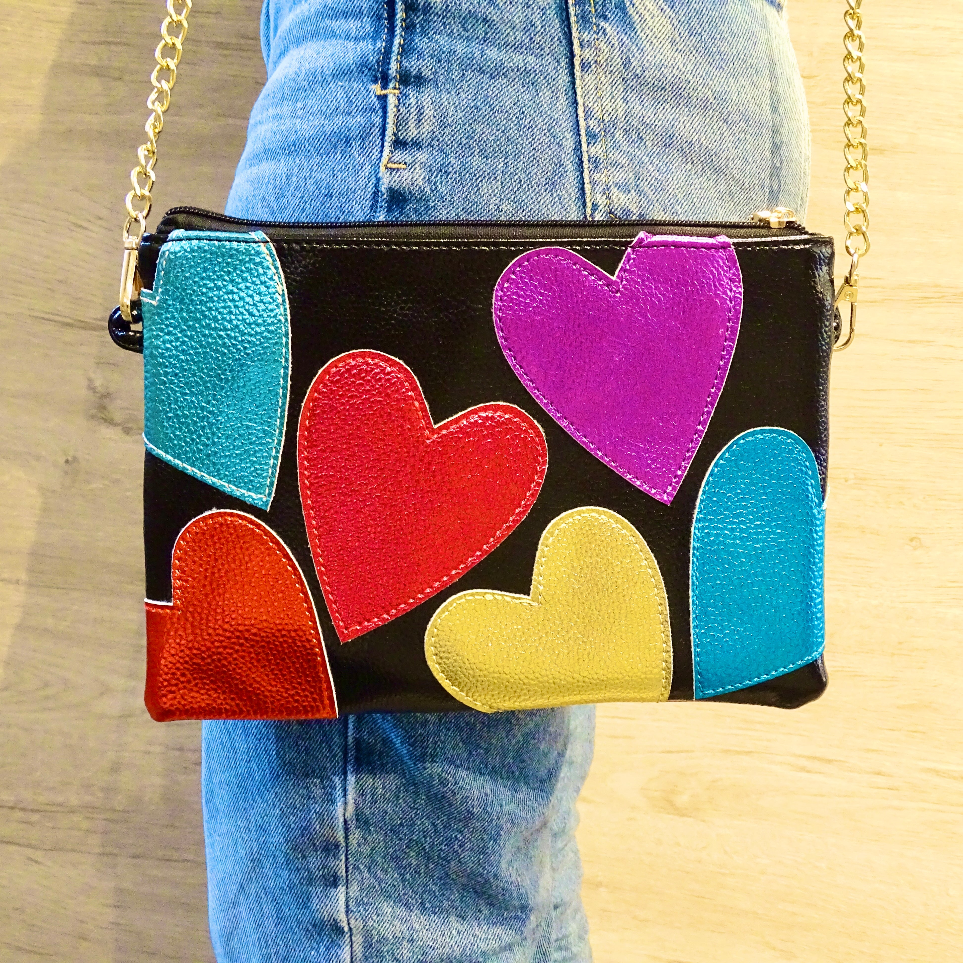 Bolsa Corazones Colores