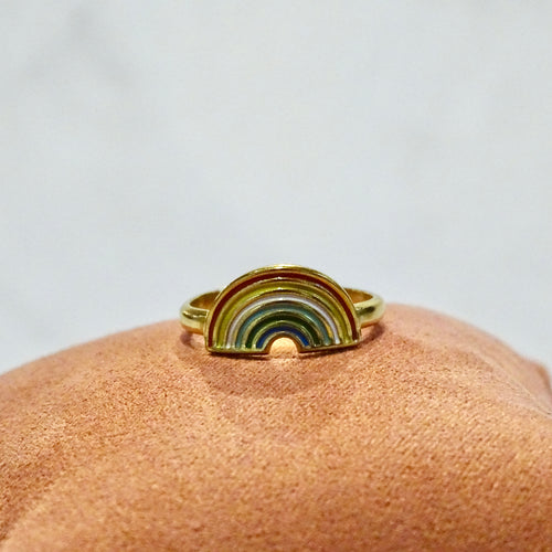 Anillo Acero Inoxidable Arcoíris