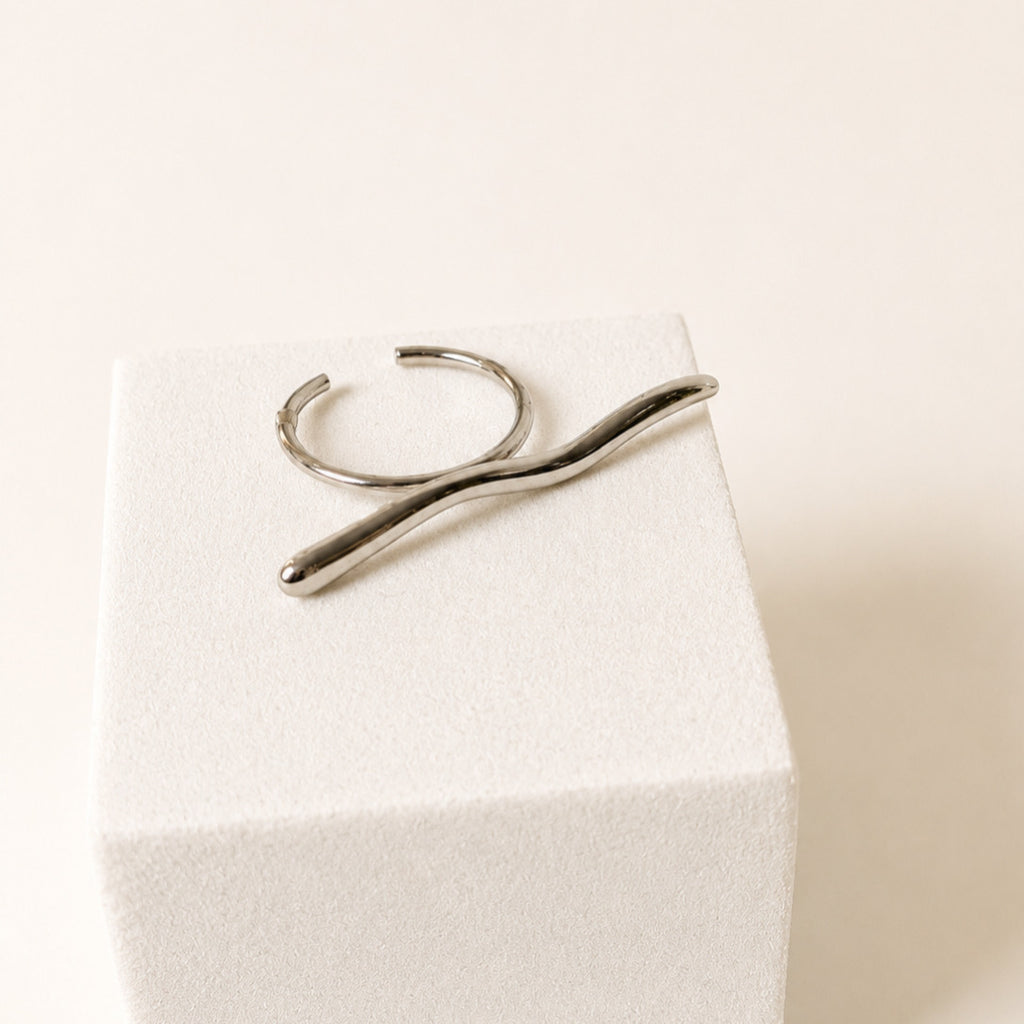Anillo Acero Inoxidable Largo
