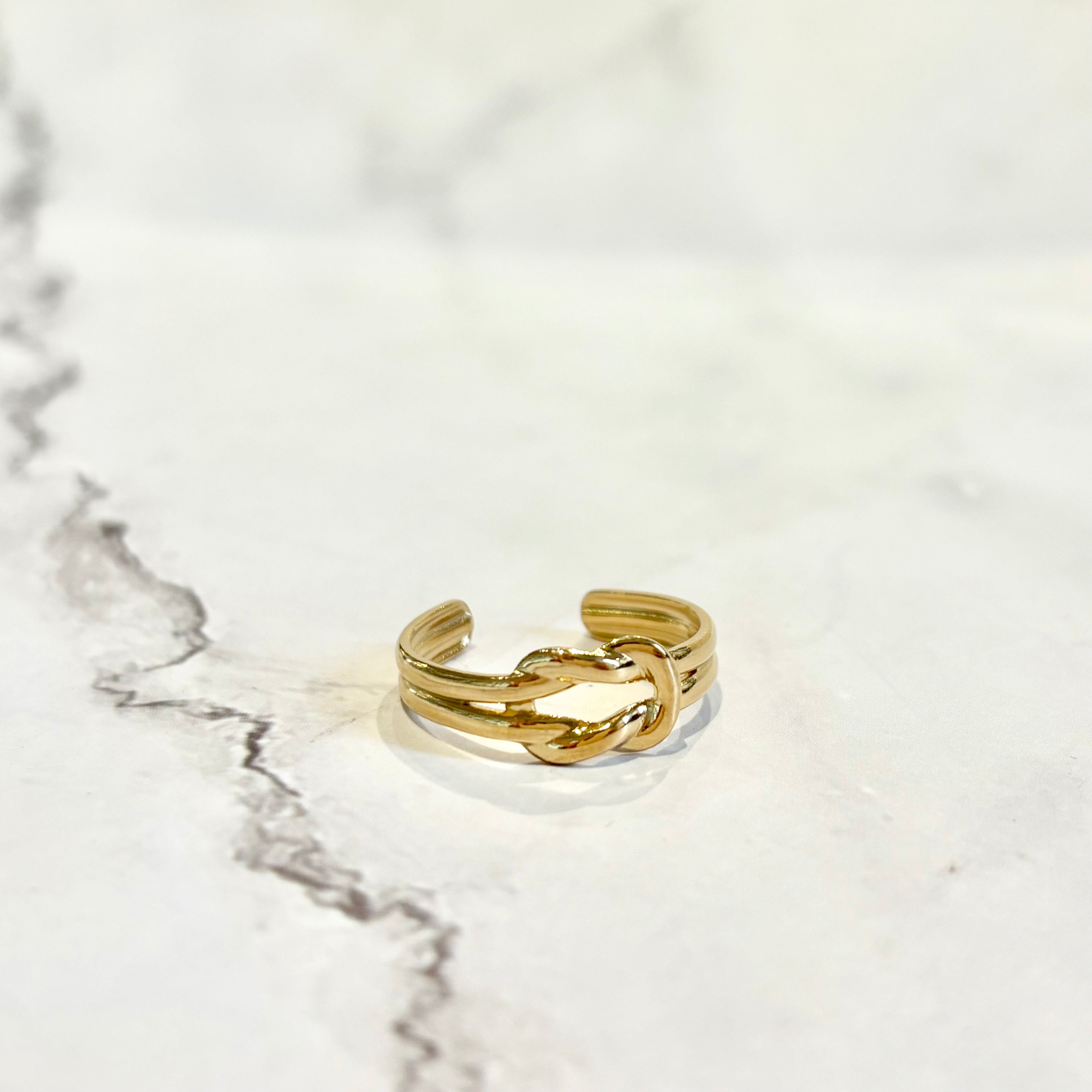 Anillo Acero Inoxidable Nudo