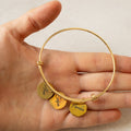Pulsera Acero Inoxidable Medalla con Nombre Colgante Personalizado