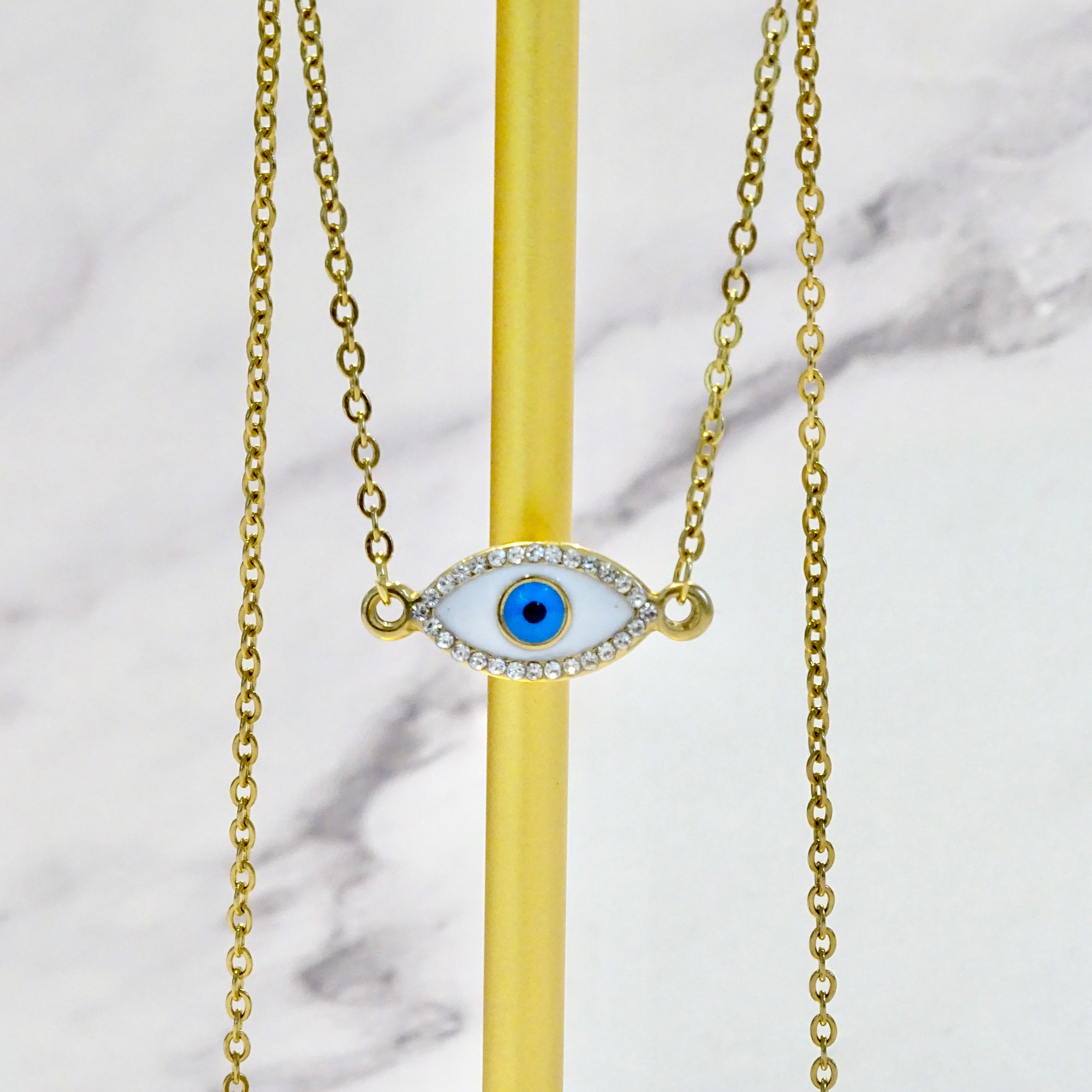 Collar Acero Inoxidable Ojo Turco