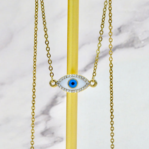 Collar Acero Inoxidable Ojo Turco