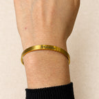 Brazalete Acero Inoxidable 4mm y 6 mm Personalizado  (c/u)