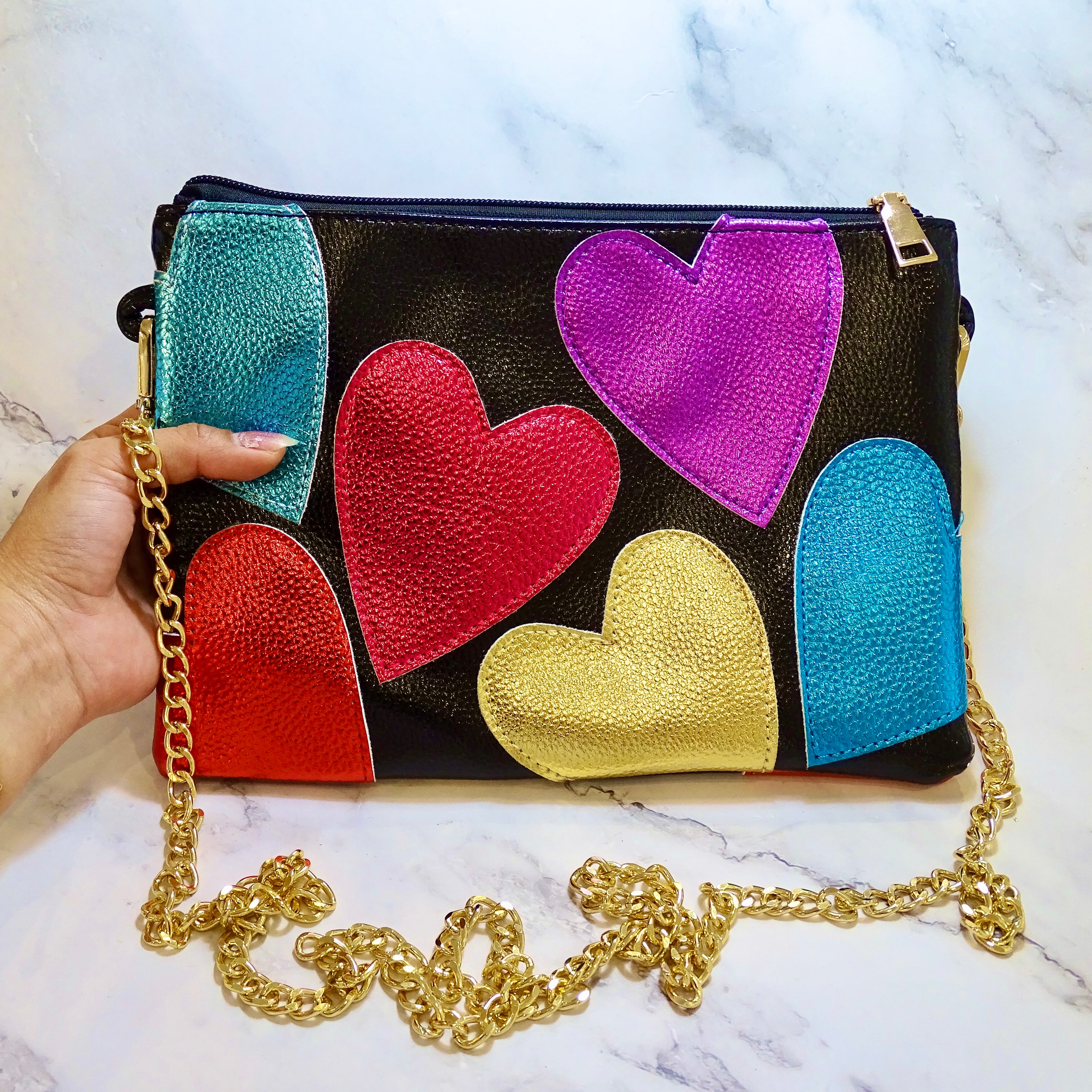 Bolsa Corazones Colores
