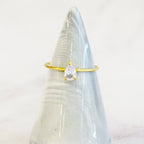 Anillo Acero Inoxidable Zirconia Ajustable