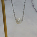 Collar Acero Inoxidable Perla