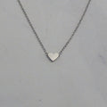Collar Acero Inoxidable Corazon Mini