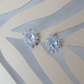 Aretes Diana Transparente