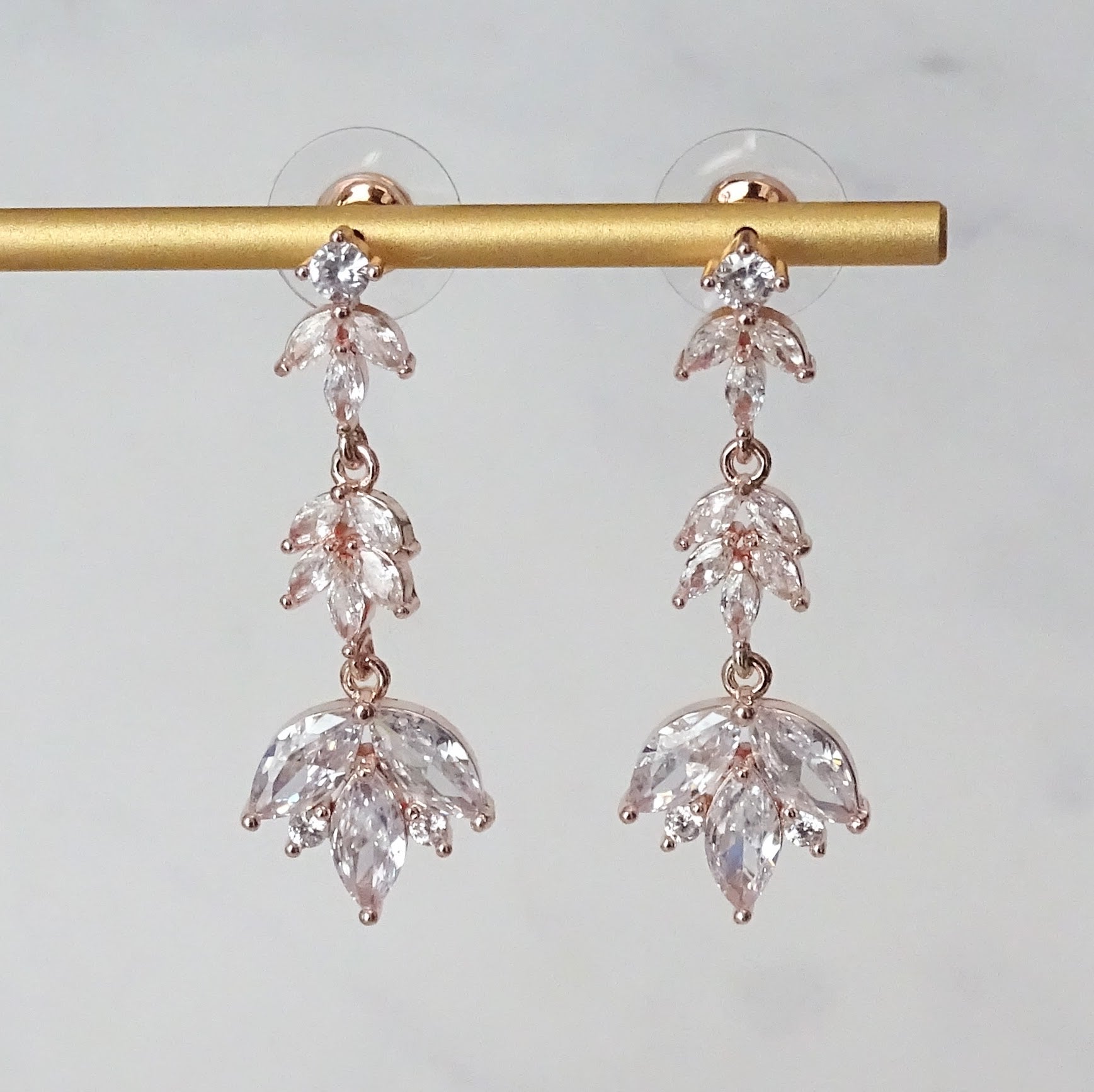 Aretes Naomi Rosa