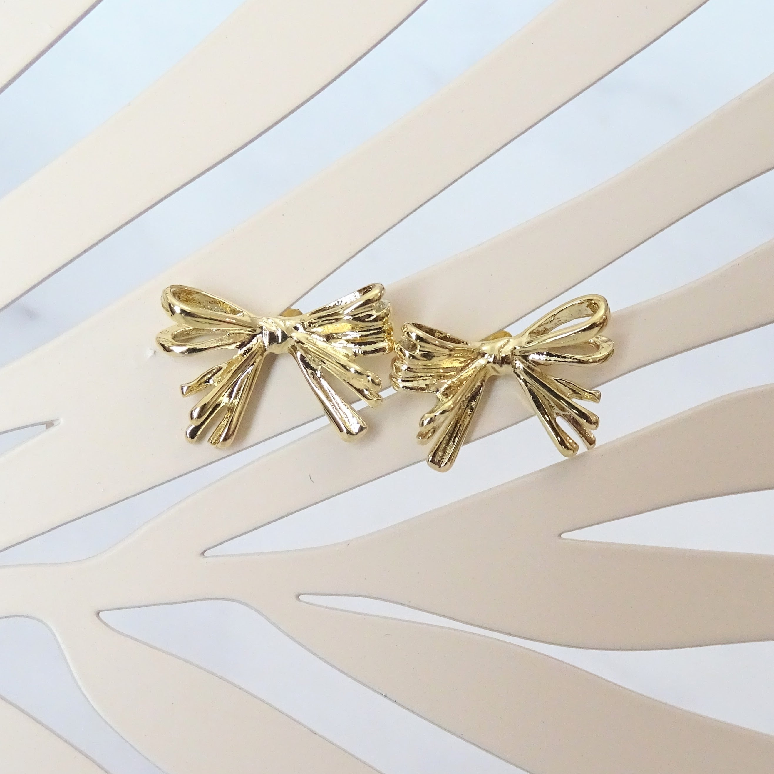 Aretes Acero Inoxidable Moño