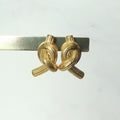 Aretes Acero Inoxidable Nudo
