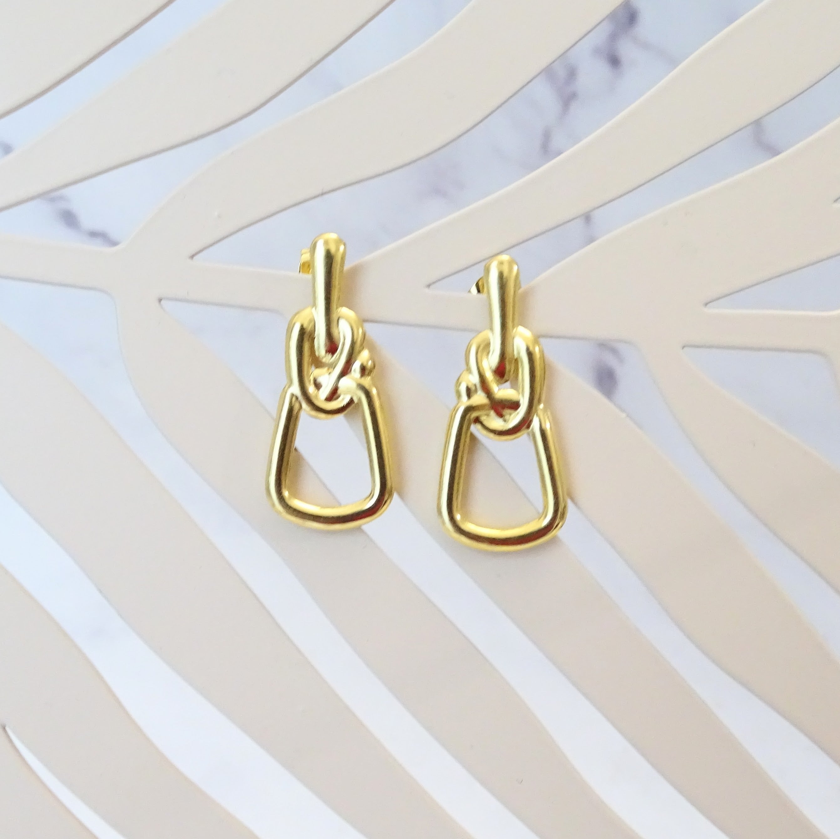 Aretes Acero Inoxidable Nudo