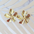 Aretes Acero Inoxidable Flor