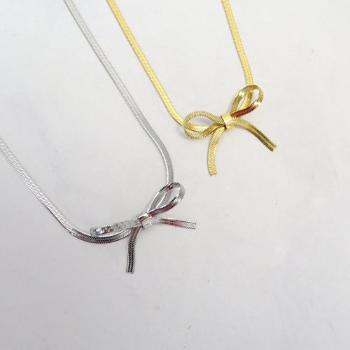 Collar Acero Inoxidable Moño