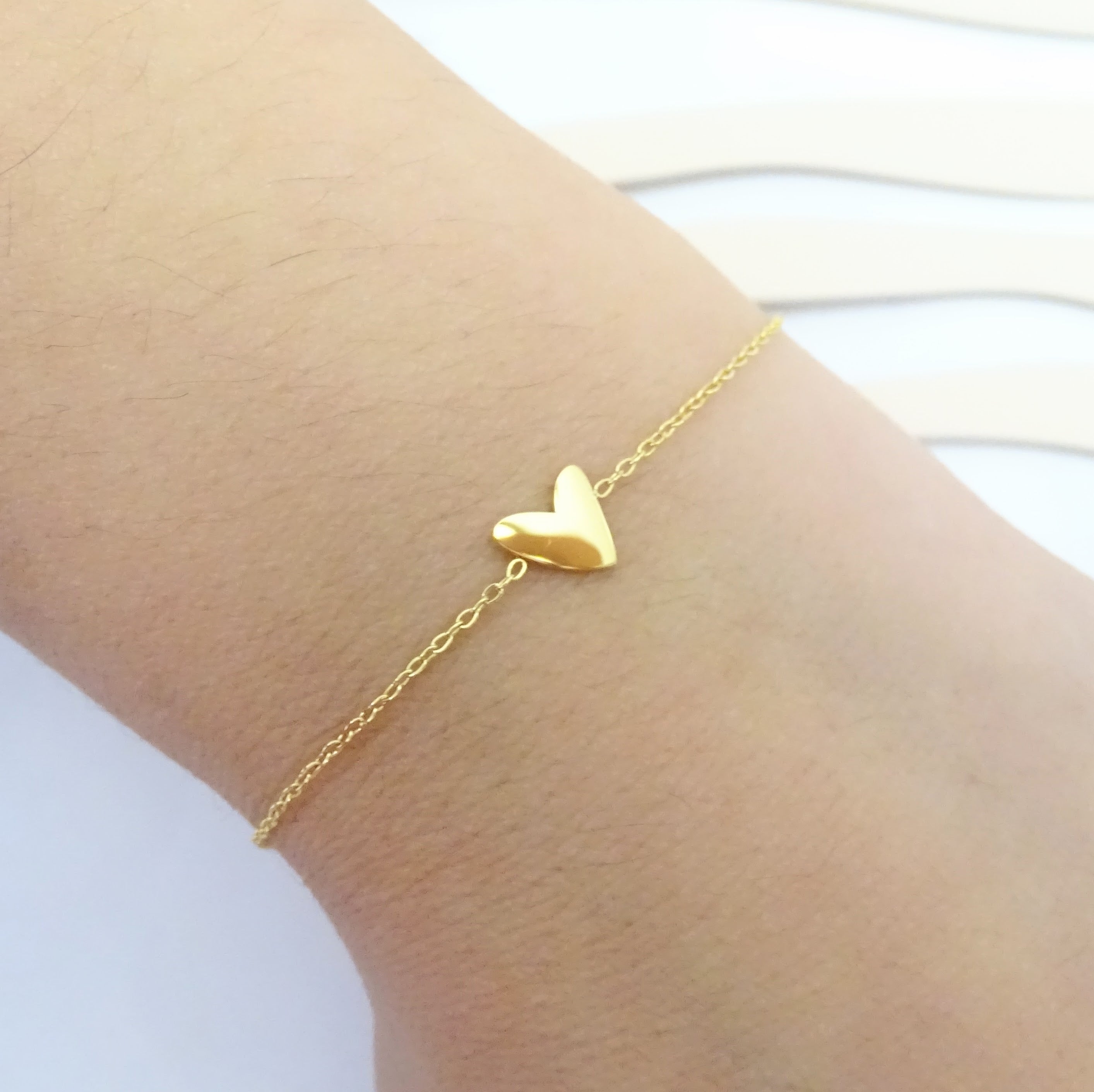 Pulsera Acero Inoxidable Corazon Mini