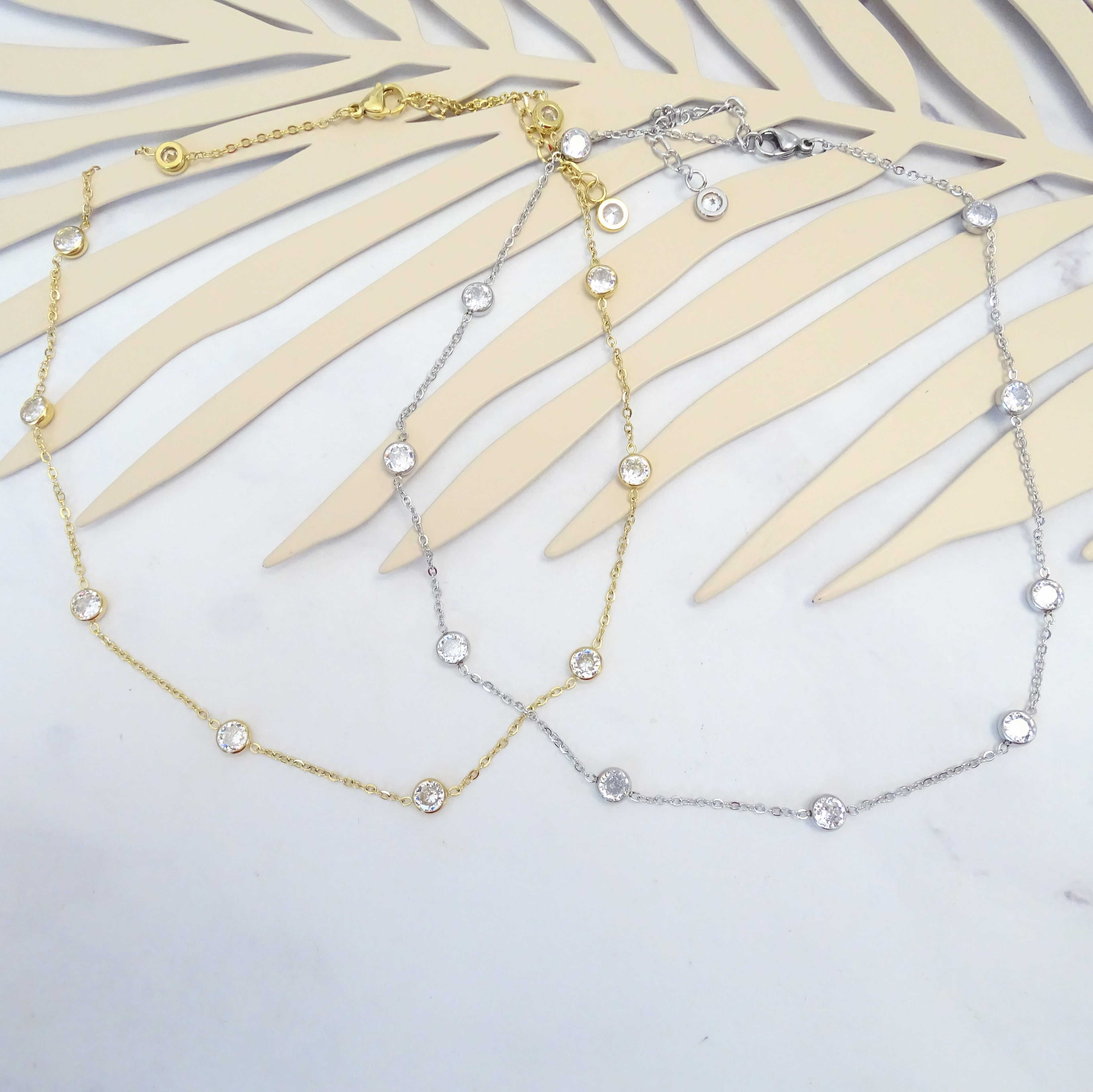 Collar Acero Inoxidable Zirc