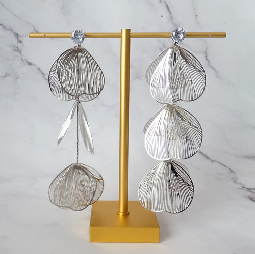 Aretes Statement Flores Fili