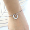 Pulsera Acero Inoxidable Corazon