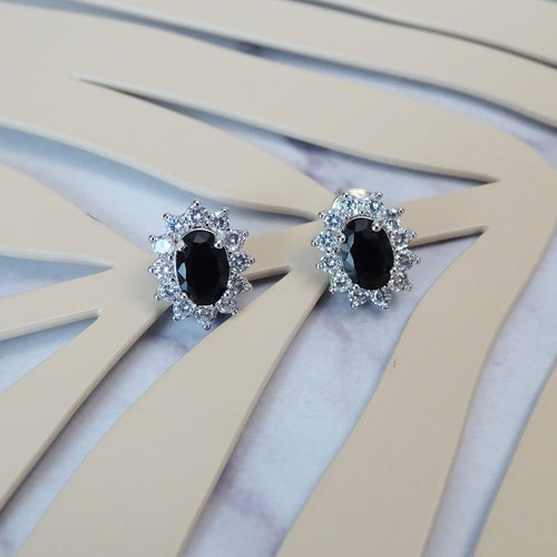 Aretes Diana Negros
