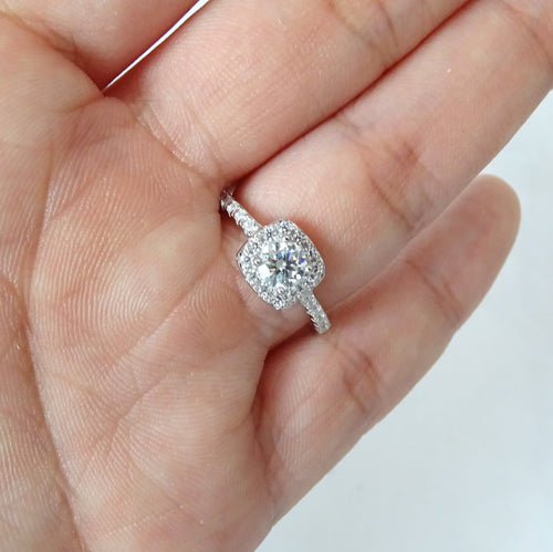 Anillo Plata .925 Halo