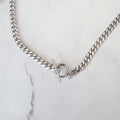 Collar Acero Inoxidable Eslabon Broche
