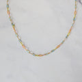 Collar Acero Inoxidable Eslabon Colores