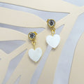 Aretes Acero Inoxidable Corazon