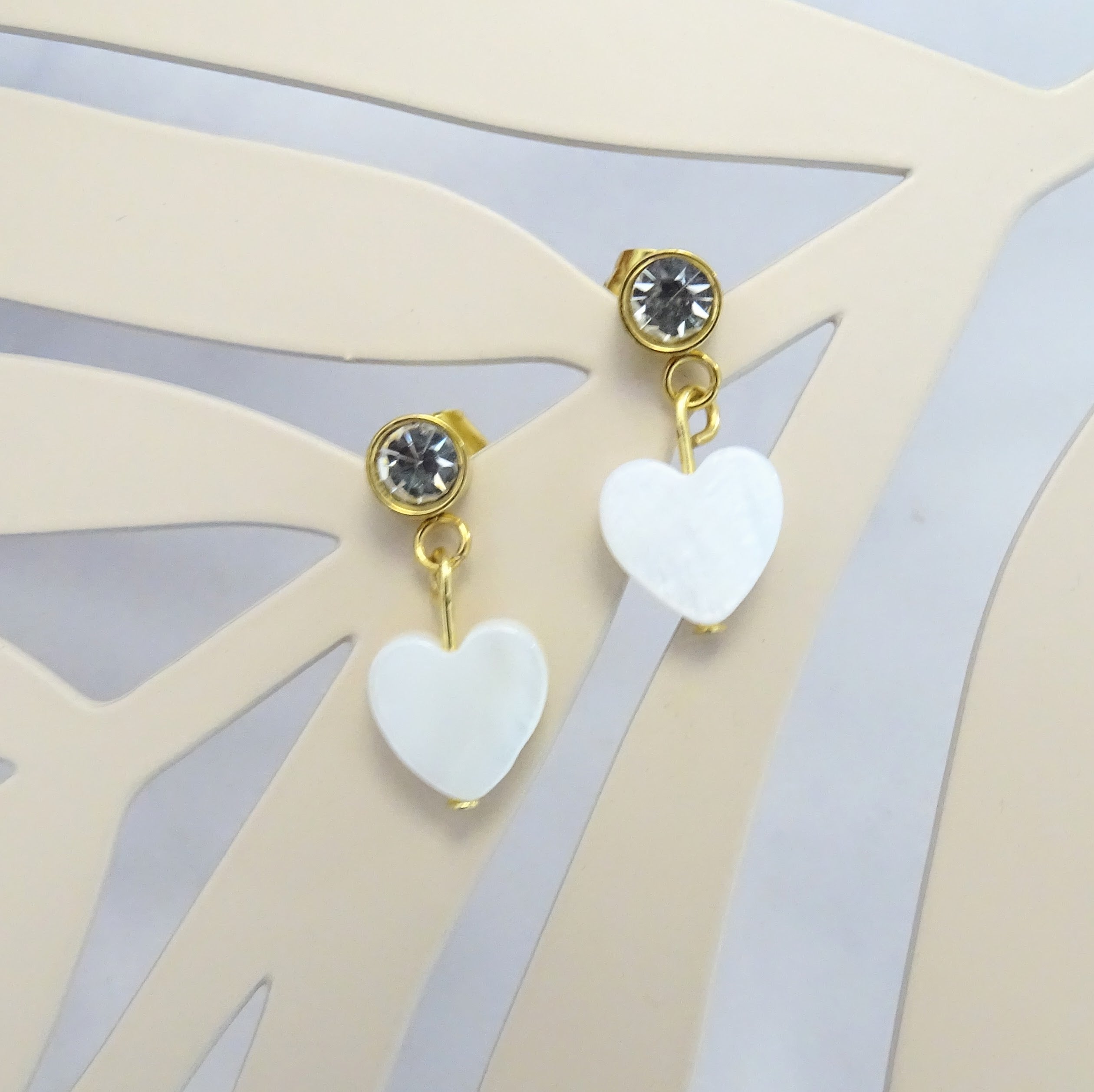 Aretes Acero Inoxidable Corazon