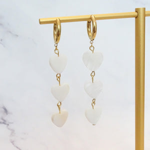 Aretes Acero Inoxidable Corazones