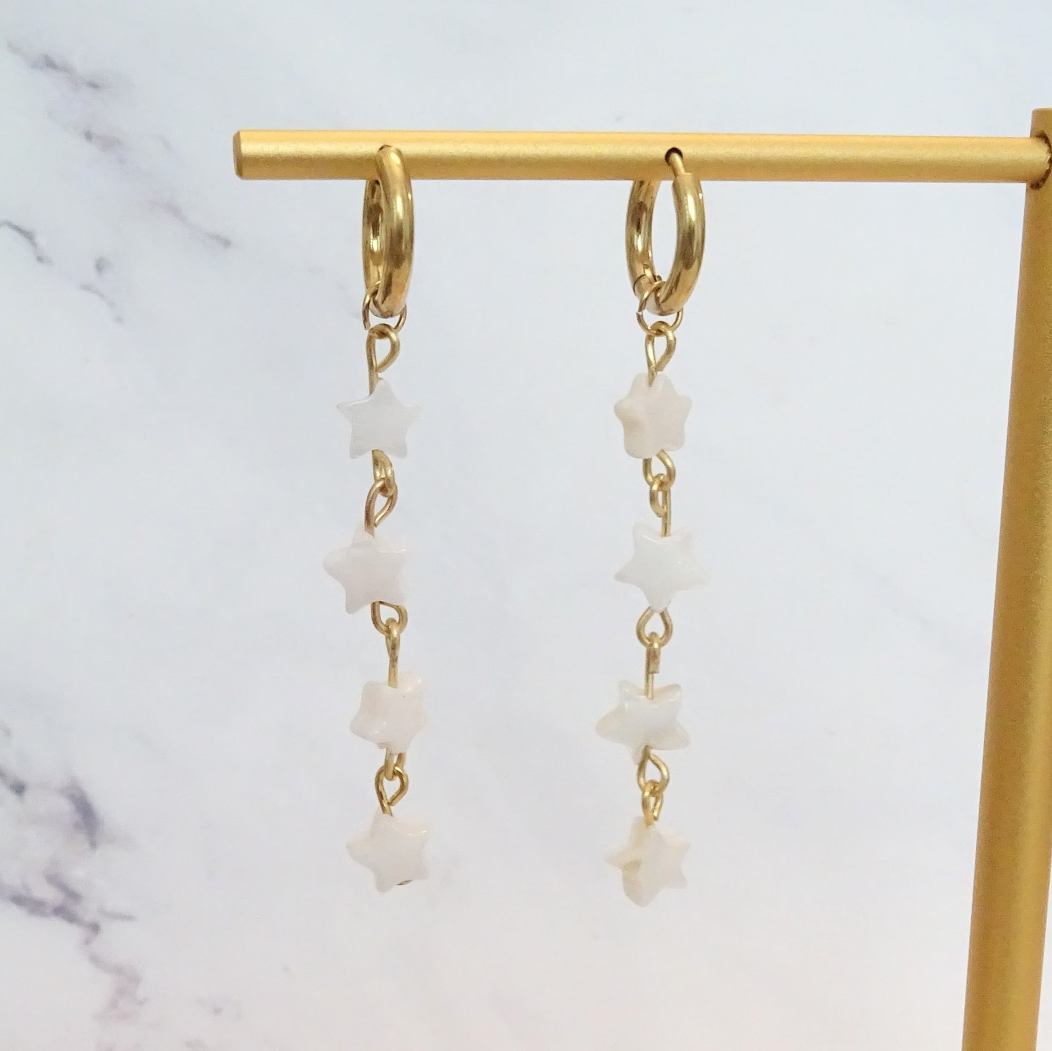 Aretes Acero Inoxidable Estrellas Mini