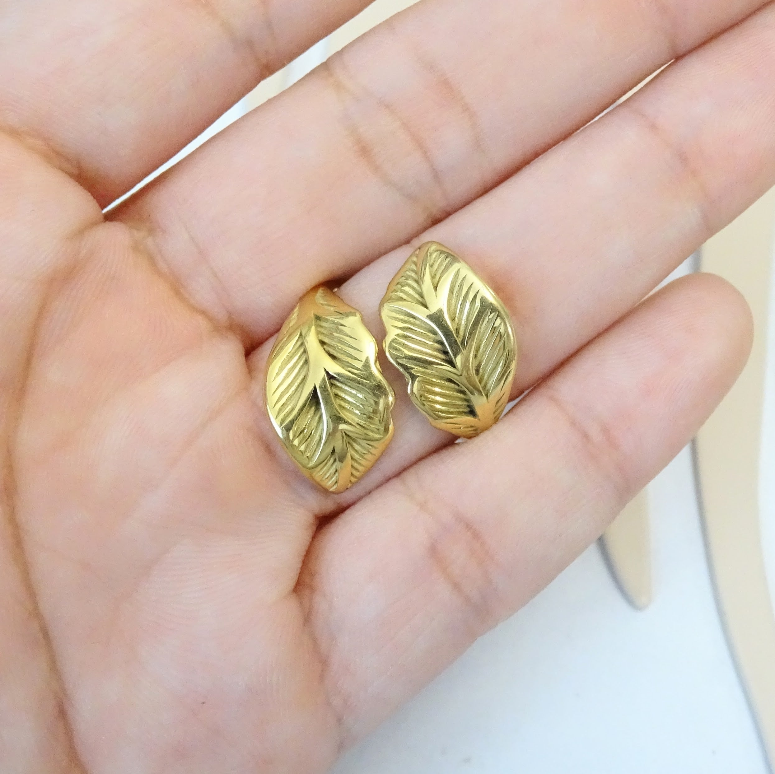 Anillo Acero Inoxidable Hojas