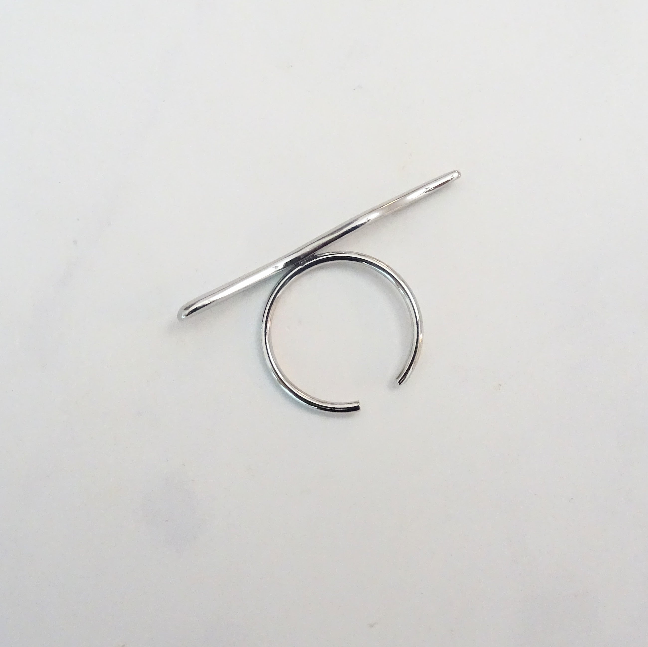 Anillo Acero Inoxidable Largo