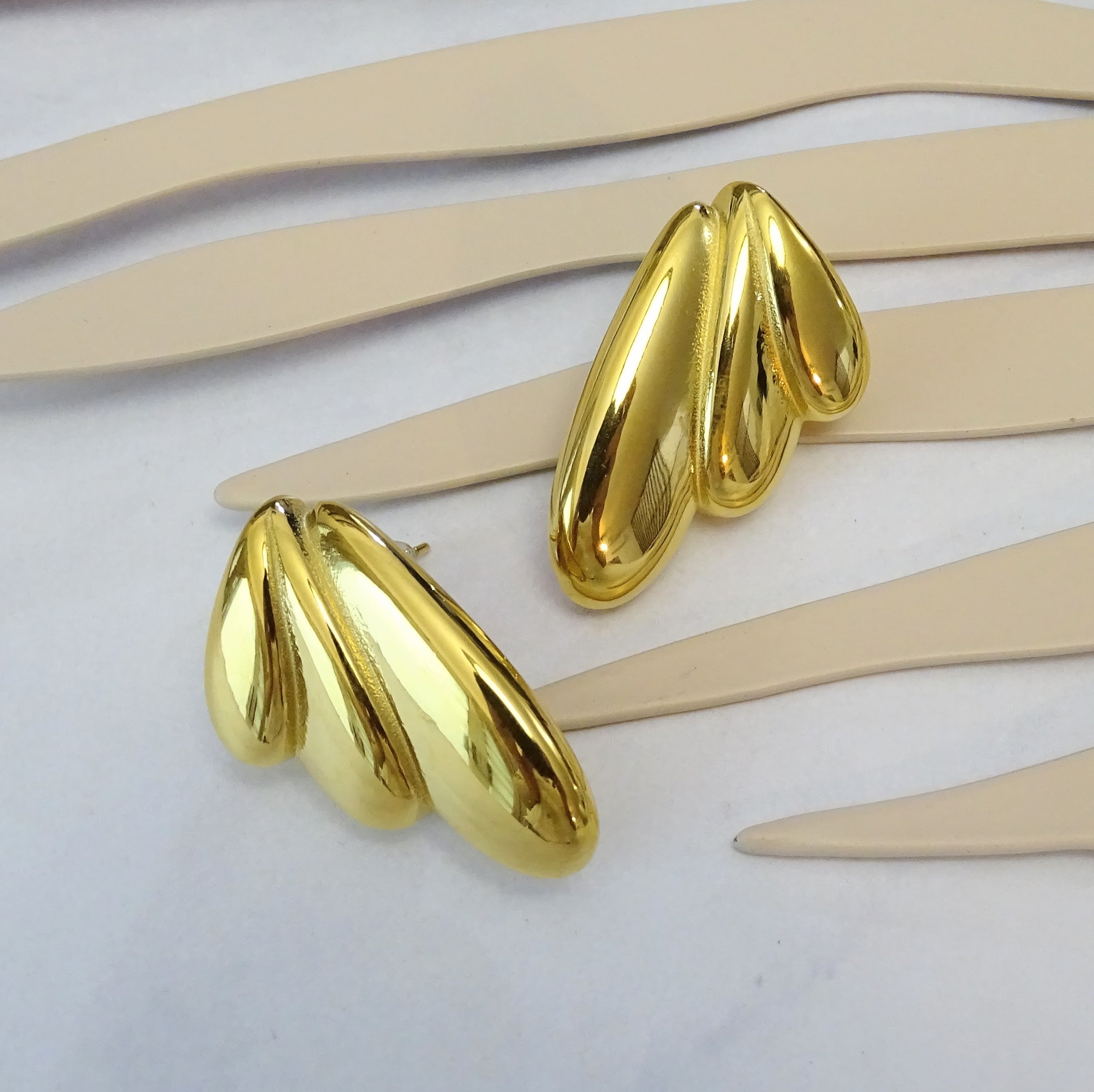 Aretes Acero Inoxidable Alas