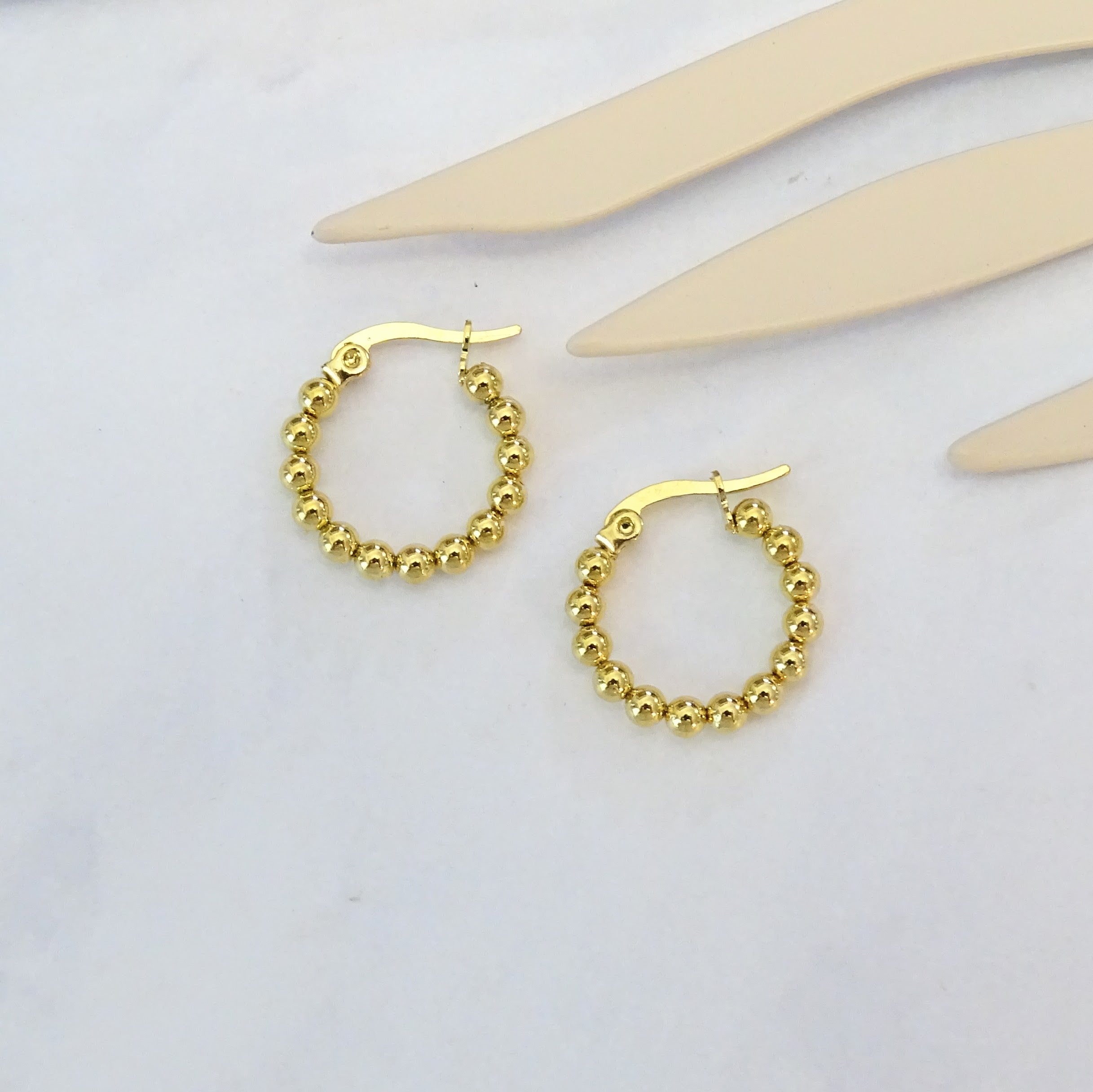 Arracadas Acero Inoxidables Bolitas Mini