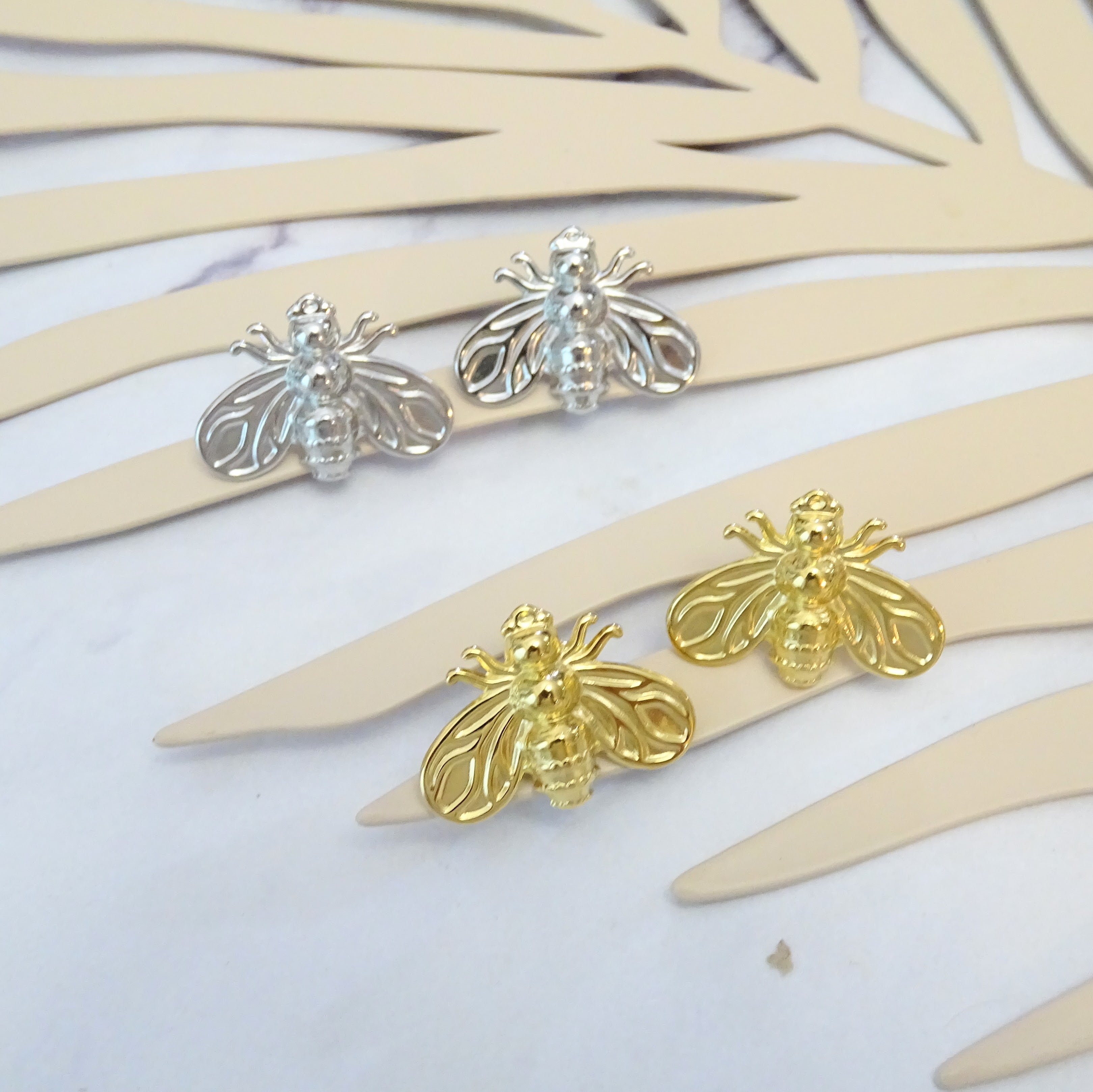 Aretes Acero Inoxidable Insecto