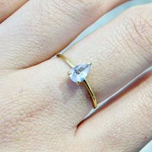Cargar imagen en el visor de la galería, Anillo Acero Inoxidable Zirconia Ajustable