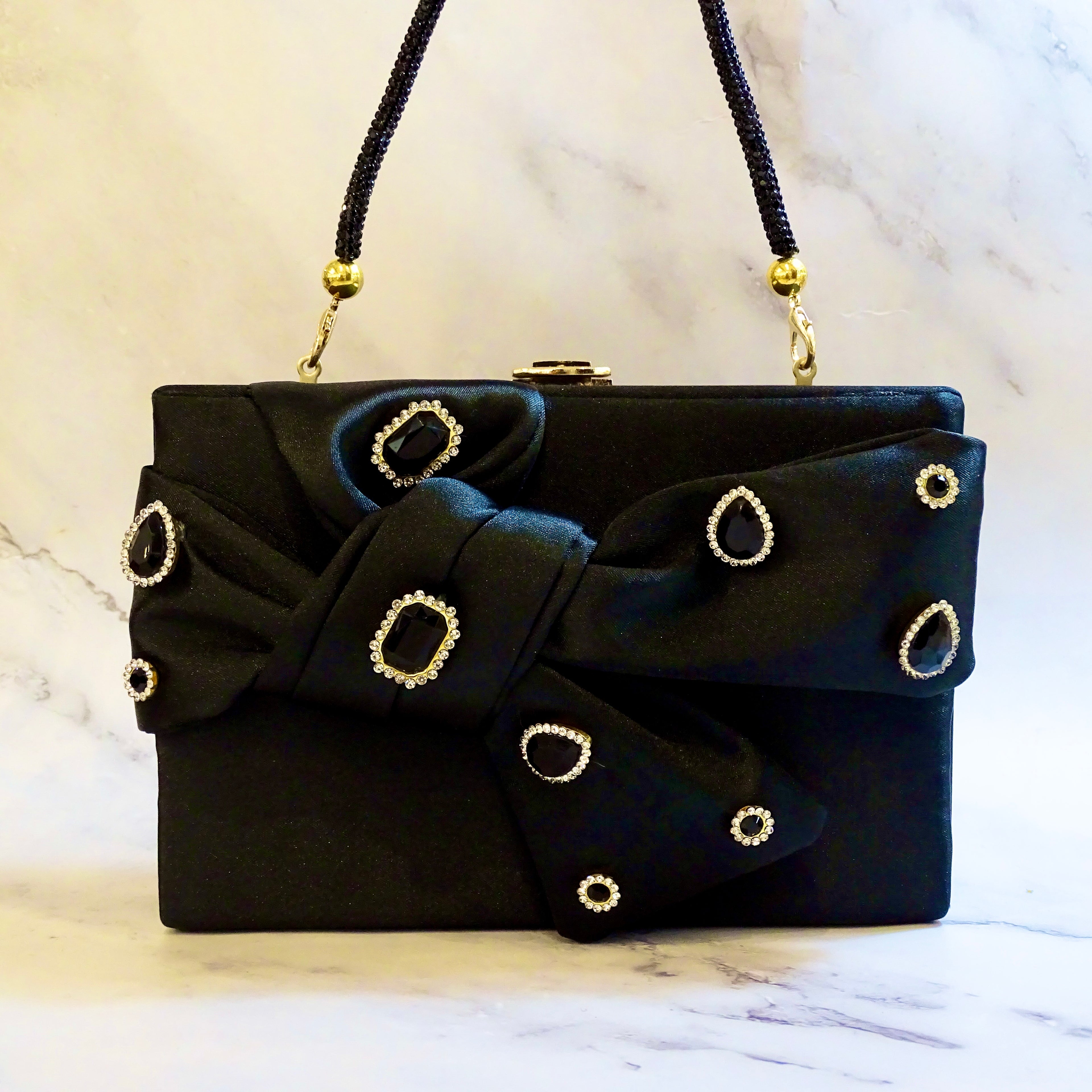 Bolsa con Cristales Negra