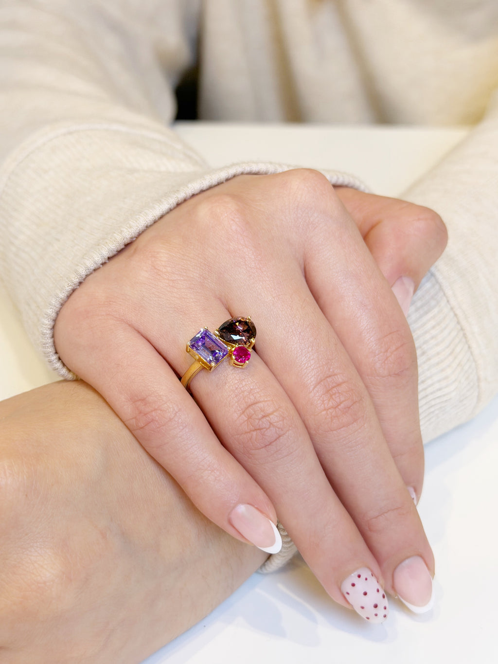 Anillo Plata 925 Chapa Formas