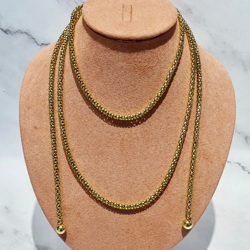 Collar Acero Inoxidable Golden Muse