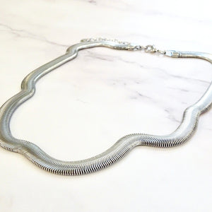 Collar Acero Inoxidable Plana Gruesa