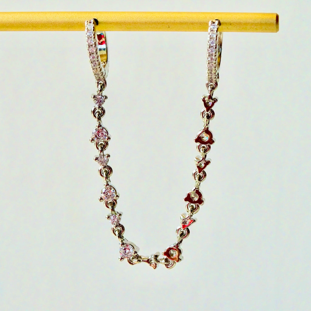 Piercing Plata 925 Huggies Doble